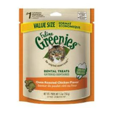 Greenies Feline Dental Treats - Oven Roasted Chicken Flavour 雞肉味潔牙粒 4.6oz